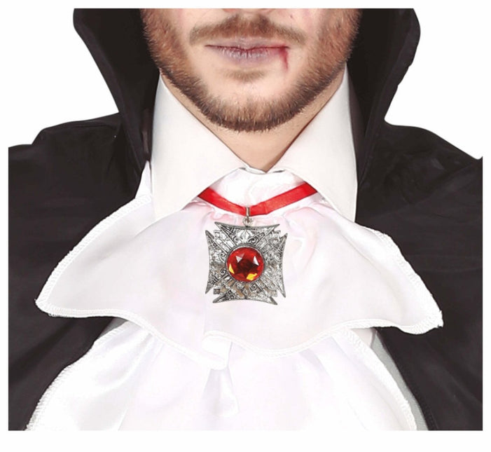 Ketting Robijn Medaillon van Fiestas Guirca koop je bij Partywinkel