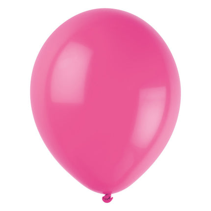 Raspberry Pink Balloons, 30 cm, 50-pack