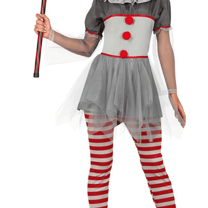 Killer clown Halloween Kostuum Dames van Fiestas Guirca koop je bij Partywinkel