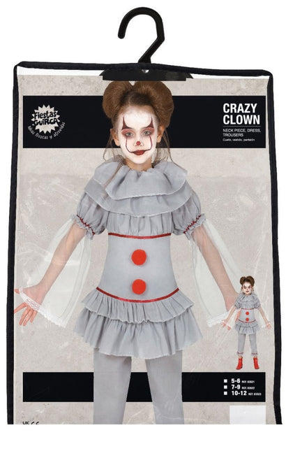 Killer Clown Halloween Kostuum Kind van Fiestas Guirca koop je bij Partywinkel