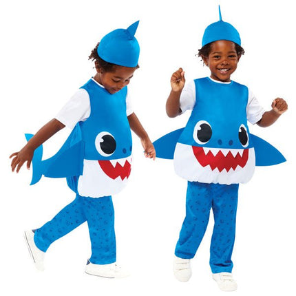 Kind Kostuum Baby Shark Blue Daddy van Riethmueller koop je bij Partywinkel
