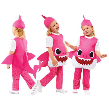 Kind Kostuum Baby Shark Pink Mummy van Riethmueller koop je bij Partywinkel