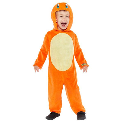 Kind Kostuum Pokemon Charmander Jumpsuit van Riethmueller koop je bij Partywinkel