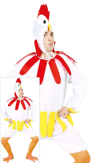 Kippenpak Wit van Fiestas Guirca koop je bij Partywinkel