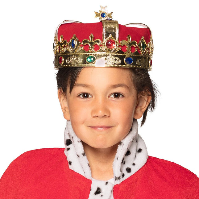 Koning Kinderkroon 22cm van Boland koop je bij Partywinkel
