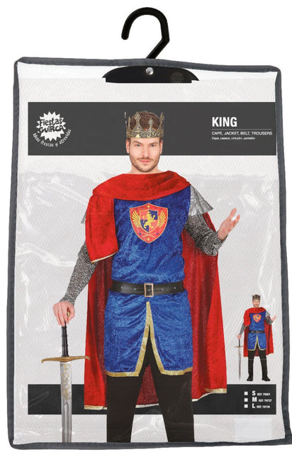 Koning Kostuum Blauw Heren van Fiestas Guirca koop je bij Partywinkel