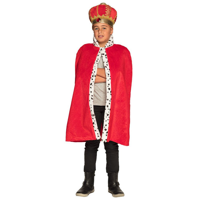 Koningsmantel Kind 90cm van Boland koop je bij Partywinkel