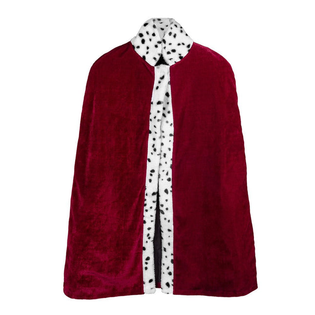 Koningsmantel Kind Bordeaux Rood 90cm van Boland koop je bij Partywinkel
