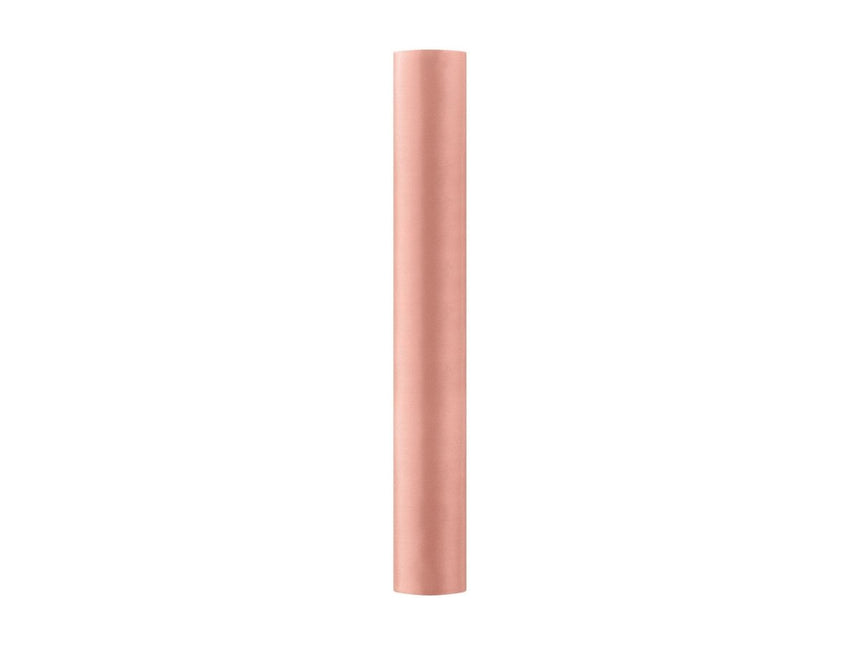 Koraal Roze Tafelloper 36cm 9m van Partydeco koop je bij Partywinkel