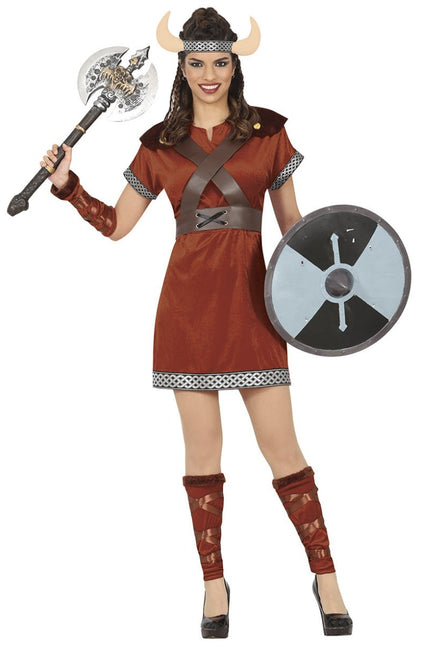 Kostuum Bruin Dames Viking van Fiestas Guirca koop je bij Partywinkel