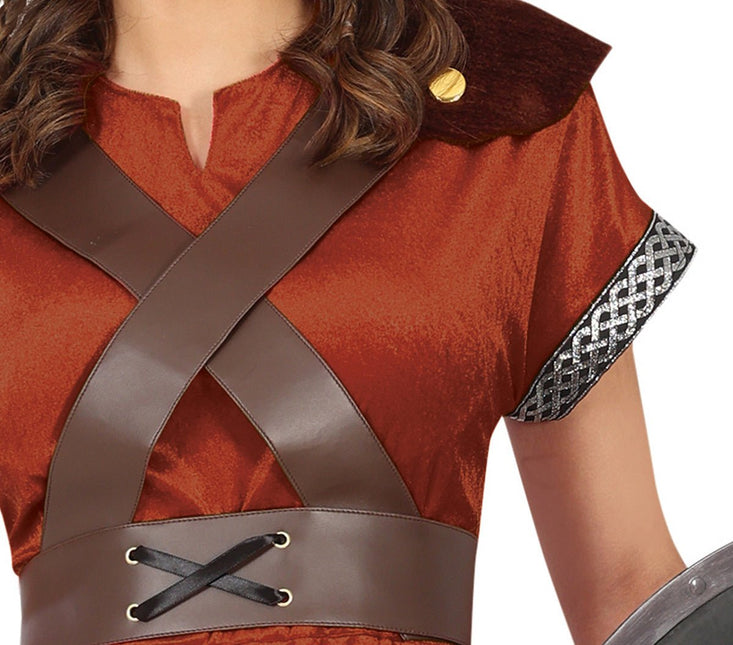 Kostuum Bruin Dames Viking van Fiestas Guirca koop je bij Partywinkel