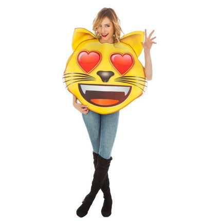 Kostuum Emoji Kat Hart van CHAKS koop je bij Partywinkel
