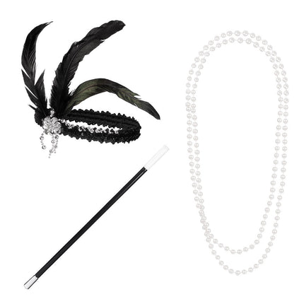 Kostuum Set Flapper 3 delig van Boland koop je bij Partywinkel