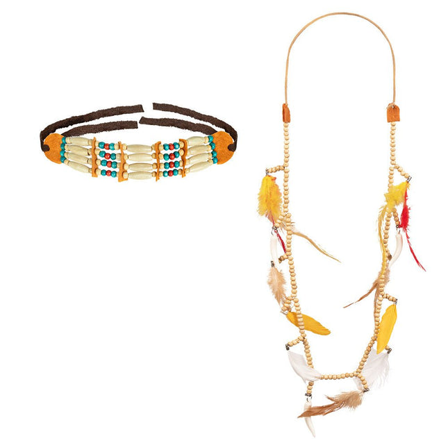 Kostuum Set Indianen 2 delig van Boland koop je bij Partywinkel