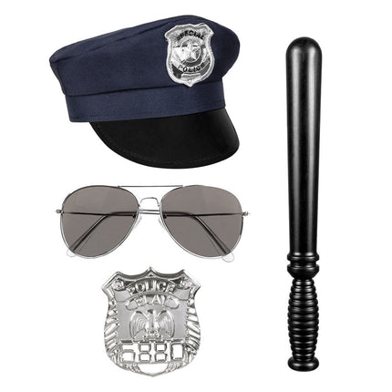 Kostuum Set Politie 33cm 4 delig van Boland koop je bij Partywinkel
