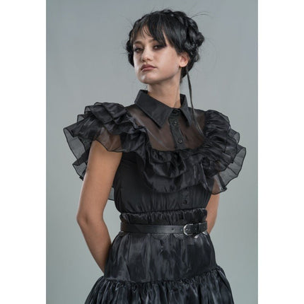 Kostuum Wednesday Prom Night Jurk Zwart van CHAKS koop je bij Partywinkel