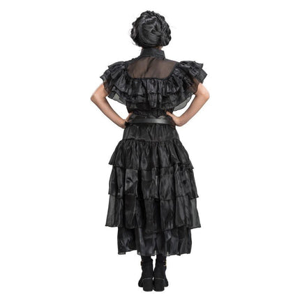 Kostuum Wednesday Prom Night Jurk Zwart Kind van CHAKS koop je bij Partywinkel