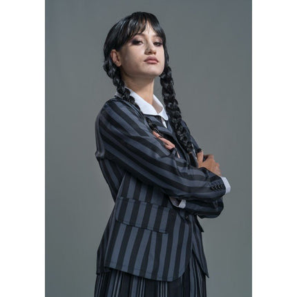 Kostuum Wednesday School Uniform Zwart/Grijs van CHAKS koop je bij Partywinkel