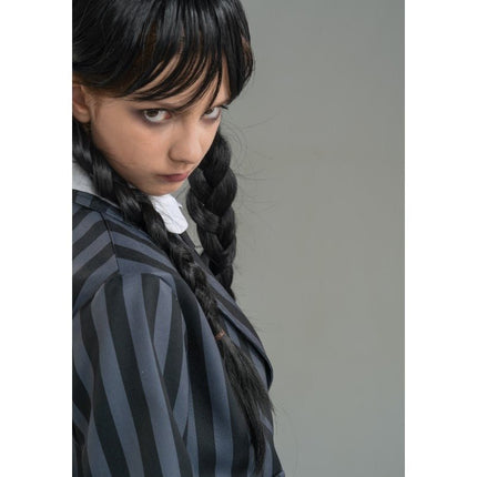Kostuum Wednesday School Uniform Zwart/Grijs Kind van CHAKS koop je bij Partywinkel