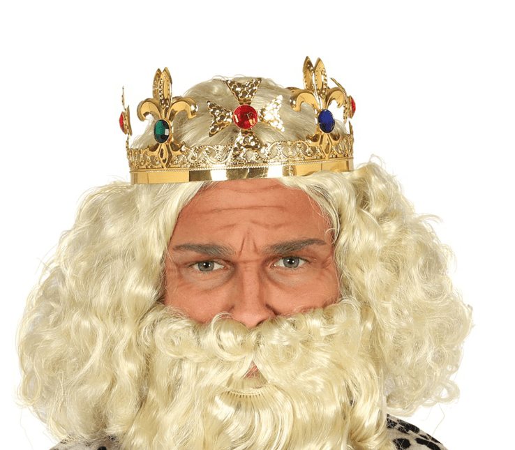 Kroon Koning Goud van Fiestas Guirca koop je bij Partywinkel