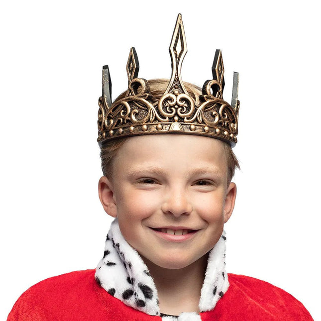 Kroon Middeleeuwse Koning van Boland koop je bij Partywinkel