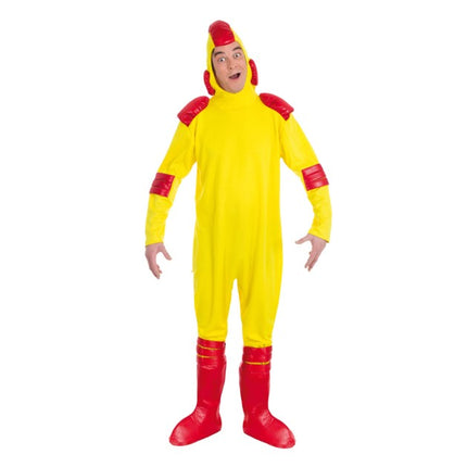 La Denrée Men's Costume, Yellow and Red