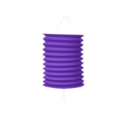 Lampion Paars 16cm van WeFiesta koop je bij Partywinkel