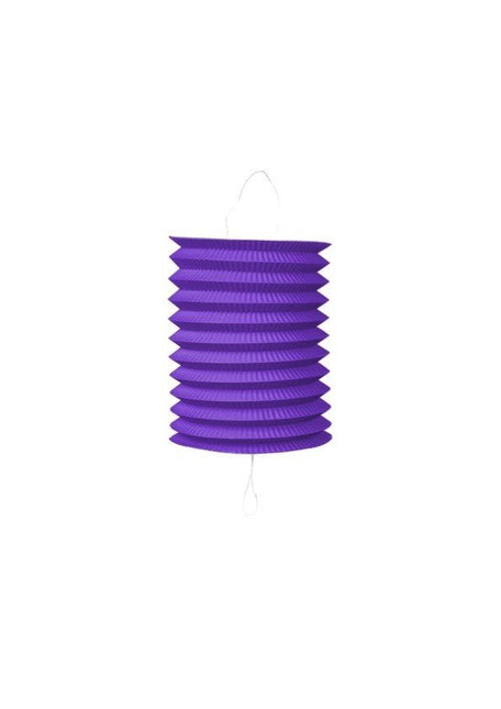 Lampion Paars 16cm van WeFiesta koop je bij Partywinkel