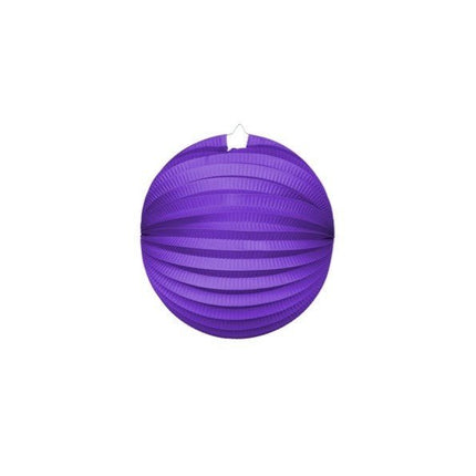 Lampion Paars 25cm van WeFiesta koop je bij Partywinkel