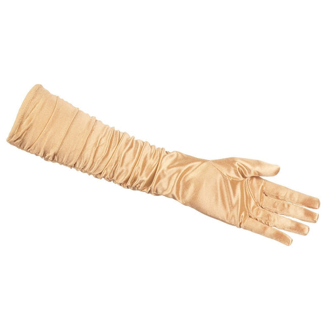 Lange Handschoenen Goud van Boland koop je bij Partywinkel