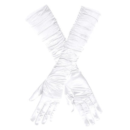 Lange Handschoenen Wit van Boland koop je bij Partywinkel