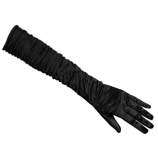 Lange Handschoenen Zwart van Boland koop je bij Partywinkel