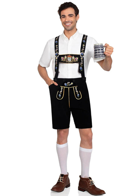 Lederhose Heren Leg Avenue van Leg Avenue koop je bij Partywinkel