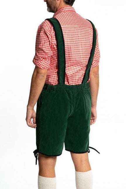 Lederhose Kort Groen van Partychimp koop je bij Partywinkel