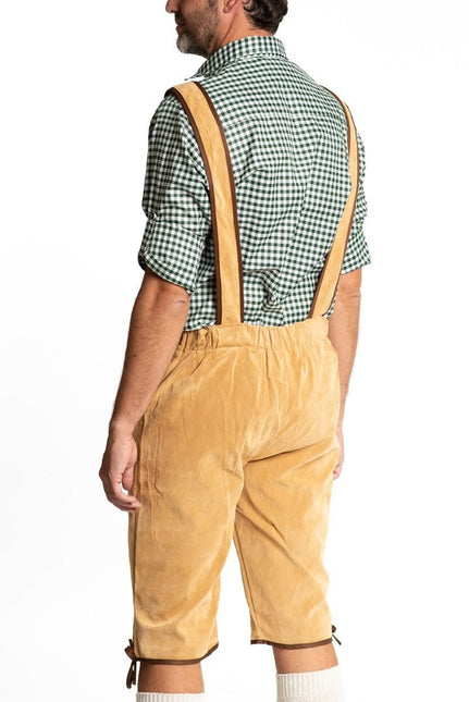 Lederhose Lang Bruin van Partychimp koop je bij Partywinkel
