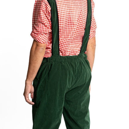 Lederhose Lang Groen van Partychimp koop je bij Partywinkel