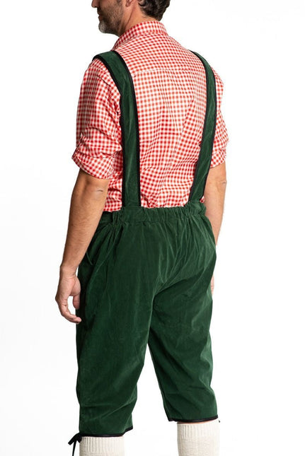 Lederhose Lang Groen van Partychimp koop je bij Partywinkel