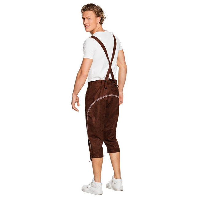 Lederhose Lang L/XL van Boland koop je bij Partywinkel