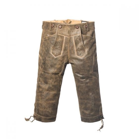 Lederhose Lang Retro van Tannhauser koop je bij Partywinkel