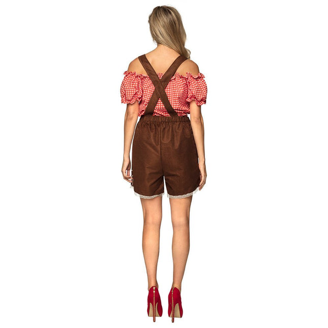 Lederhose met Blouse Dames van Boland koop je bij Partywinkel