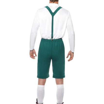 Lederhose Set Groen van Smiffys koop je bij Partywinkel