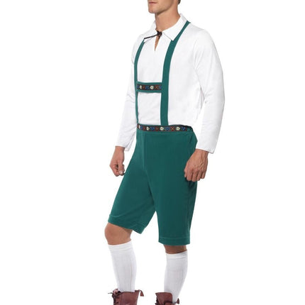 Lederhose Set Groen van Smiffys koop je bij Partywinkel