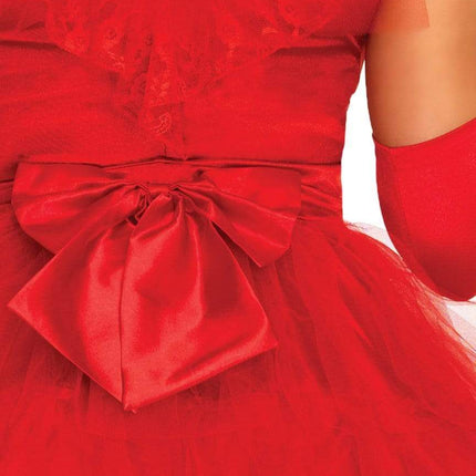 Beetlejuice Dress Red Ladies Leg Avenue
