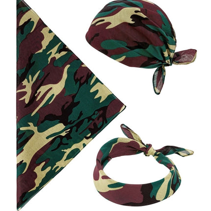 Leger Bandana van Widmann koop je bij Partywinkel