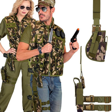Leger Holster Rechterbeen van Widmann koop je bij Partywinkel