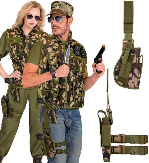 Leger Holster Rechterbeen van Widmann koop je bij Partywinkel