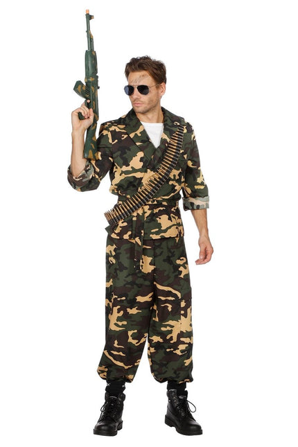 Leger Kostuum Camouflage van Wilbers & Wilbers koop je bij Partywinkel