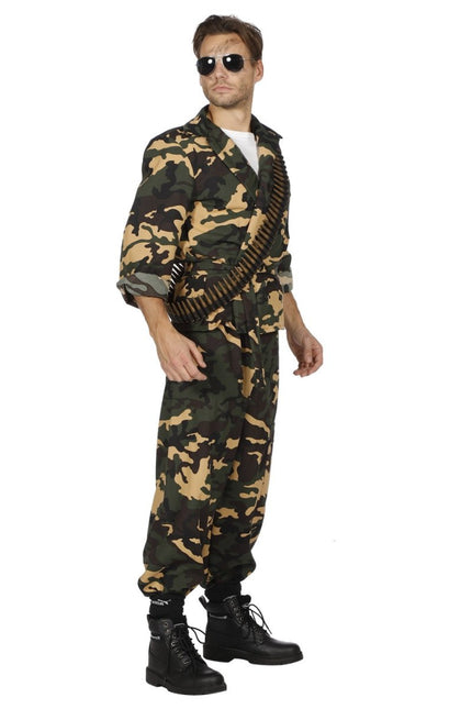 Leger Kostuum Camouflage van Wilbers & Wilbers koop je bij Partywinkel