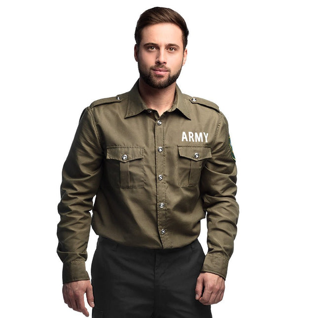 Leger Overhemd Army van Boland koop je bij Partywinkel