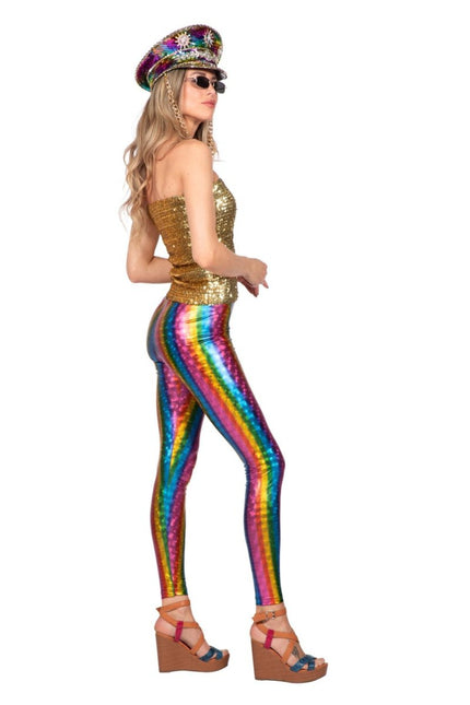 Legging Dames Regenboog van Wilbers & Wilbers koop je bij Partywinkel